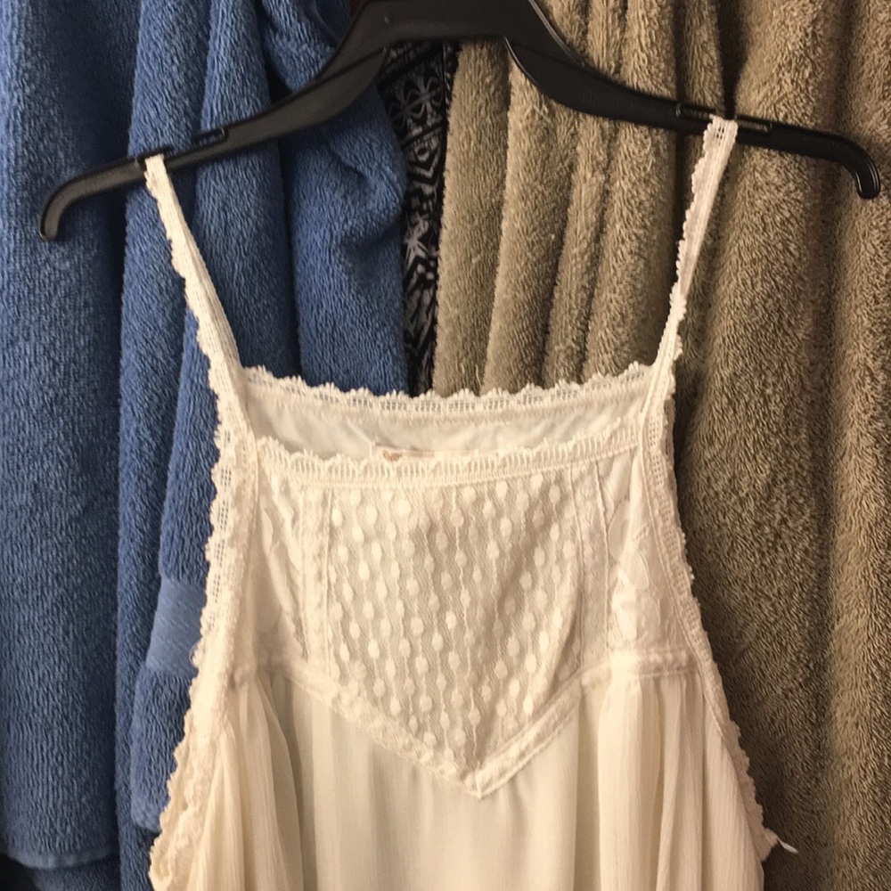 White Flowy Dress